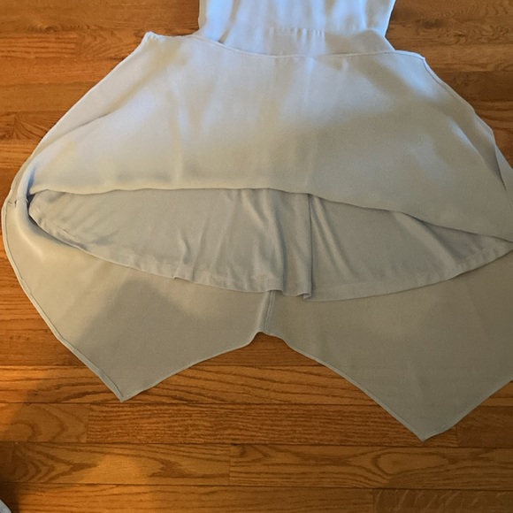 SAKS FIFTH AVE POWDER BLUE FIT AND FLARE DRESS SIZE 2 - Picture 2 of 3